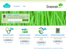 Tablet Screenshot of greenrain.biz